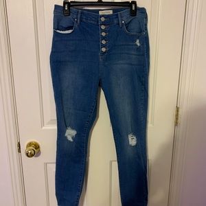 Pacsun High Rise Ankle Jeans